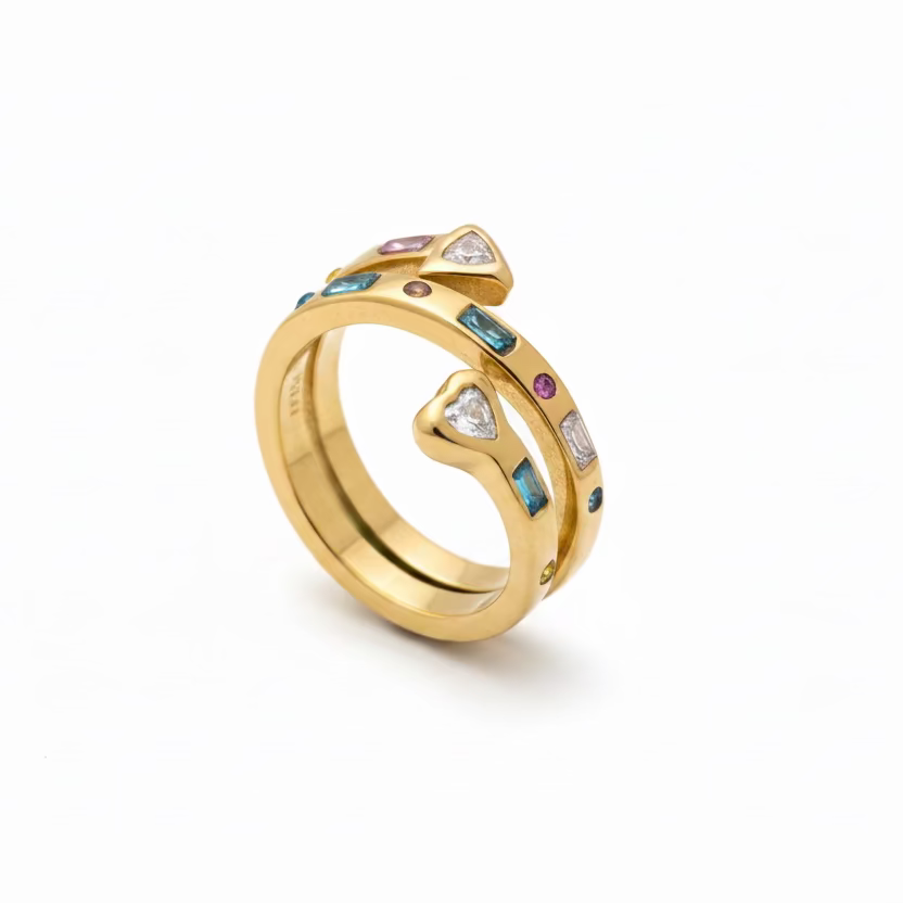 Sara diamond wrap ring