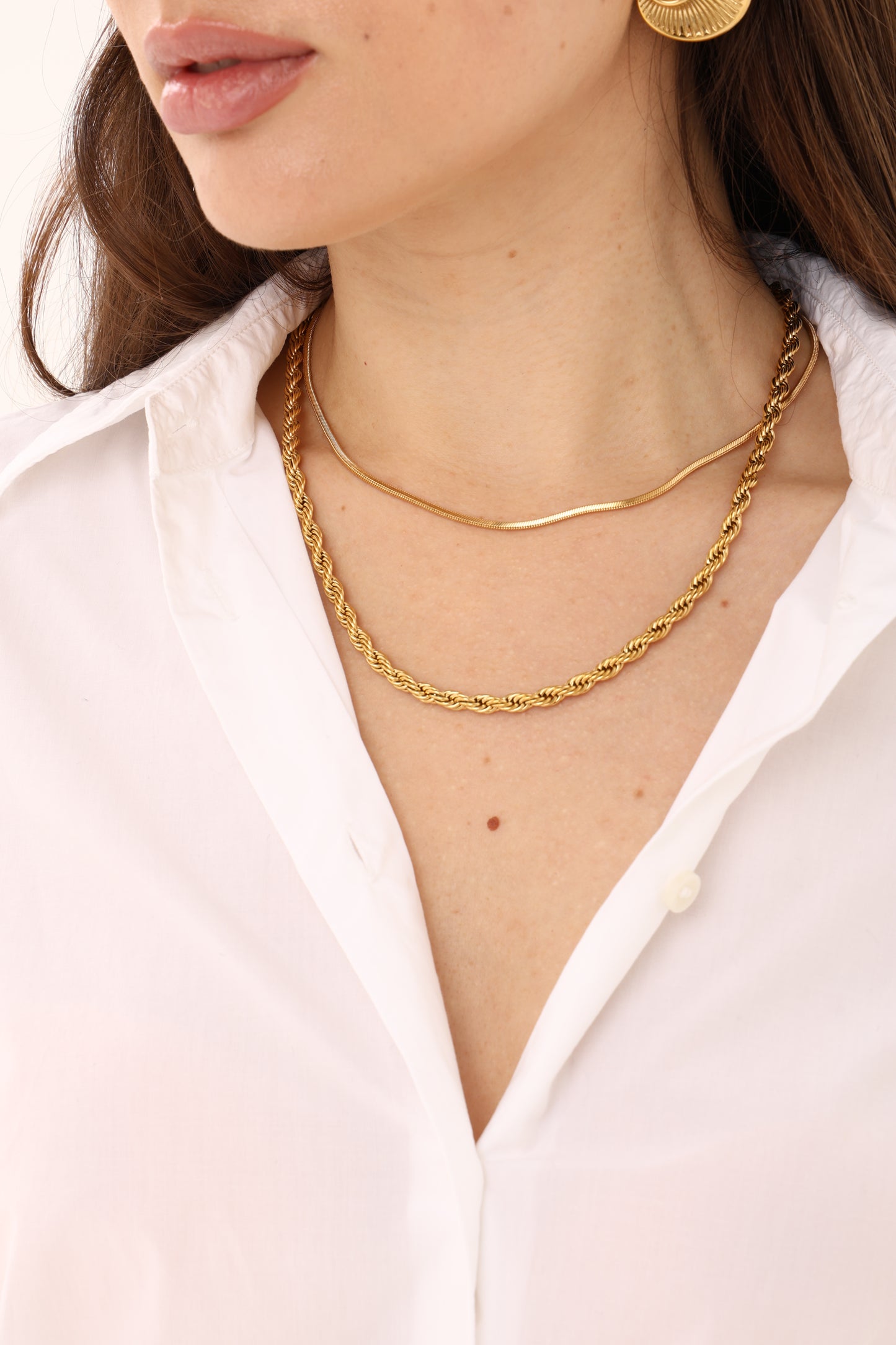 Dina twisted rope necklace