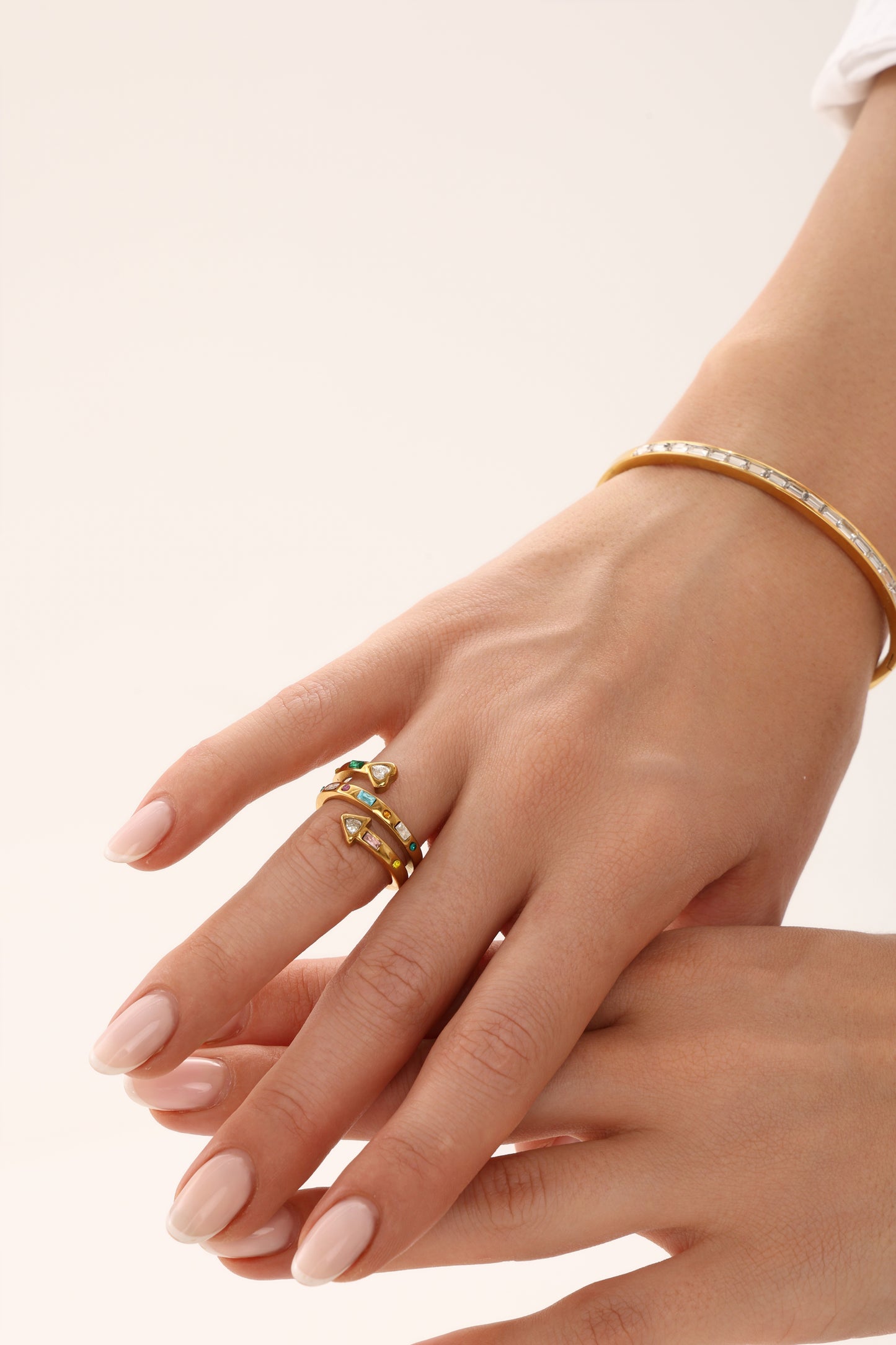 Sara diamond wrap ring